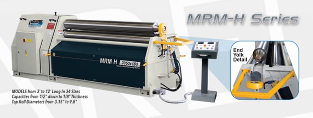 Carell MRM-H Hydraulic 3 Roll Plate Roll