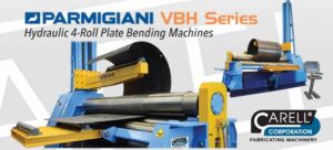 Parmigiani VBH Series DP Hydraulic Plate Roll