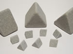 Ceramic Straight cut triangle media