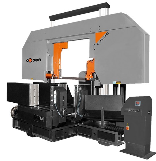 c1000nc1 Cosen C-1000NC Fully Automatic Horizontal Dual Column Band Saw