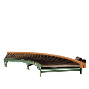 Roach 351TCDLRC Chain Driven Medium Duty Tapered Roller Live Roller Conveyor Curve