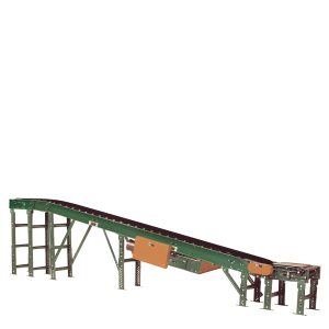 Roach 796 RBF Roller Bed Belt Conveyor Incline