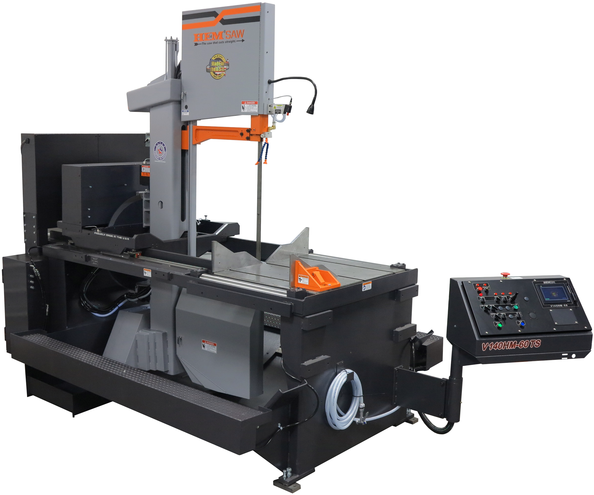 HE&M V140HA-60-CTS Vertical Double Miter Saw